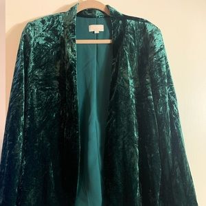 LOFT Crushed Velvet Blazer
